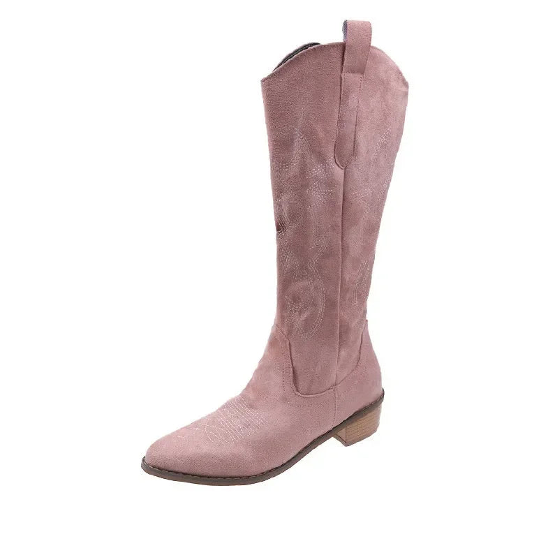 Embroidered Western Cowboy Boots