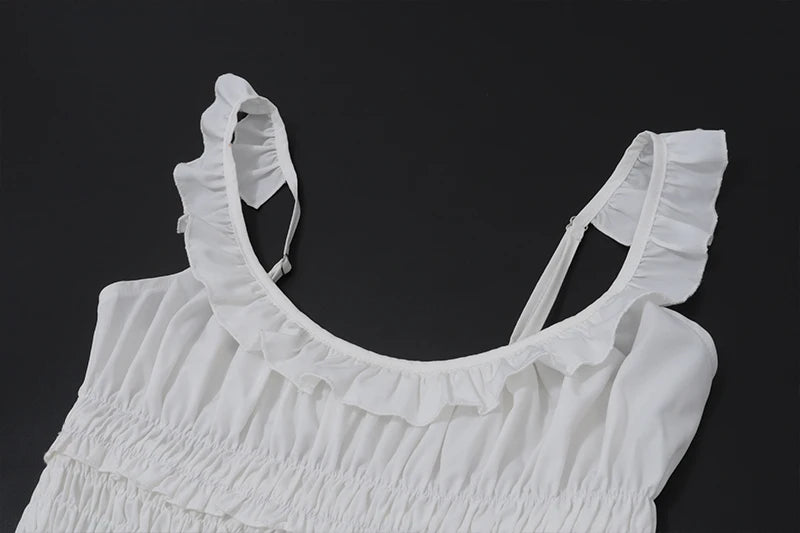 Mary off shoulder ruffle mini dress